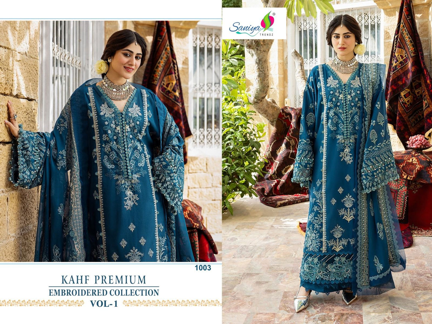 SANIYA TRENDZ – KAHF Premium Vol-1 Designer Suit Set | NC