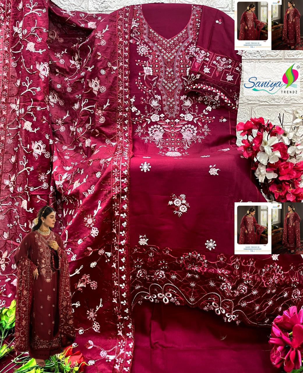 SANIYA TRENDZ – KAHF Premium Vol-1 Designer Suit Set | NC