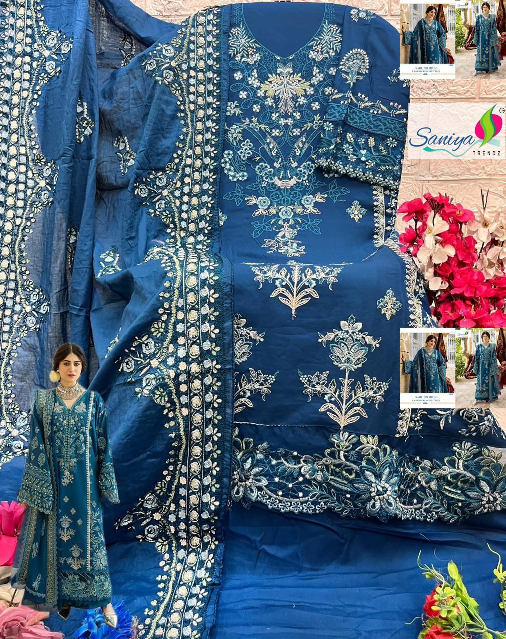 SANIYA TRENDZ – KAHF Premium Vol-1 Designer Suit Set | NC