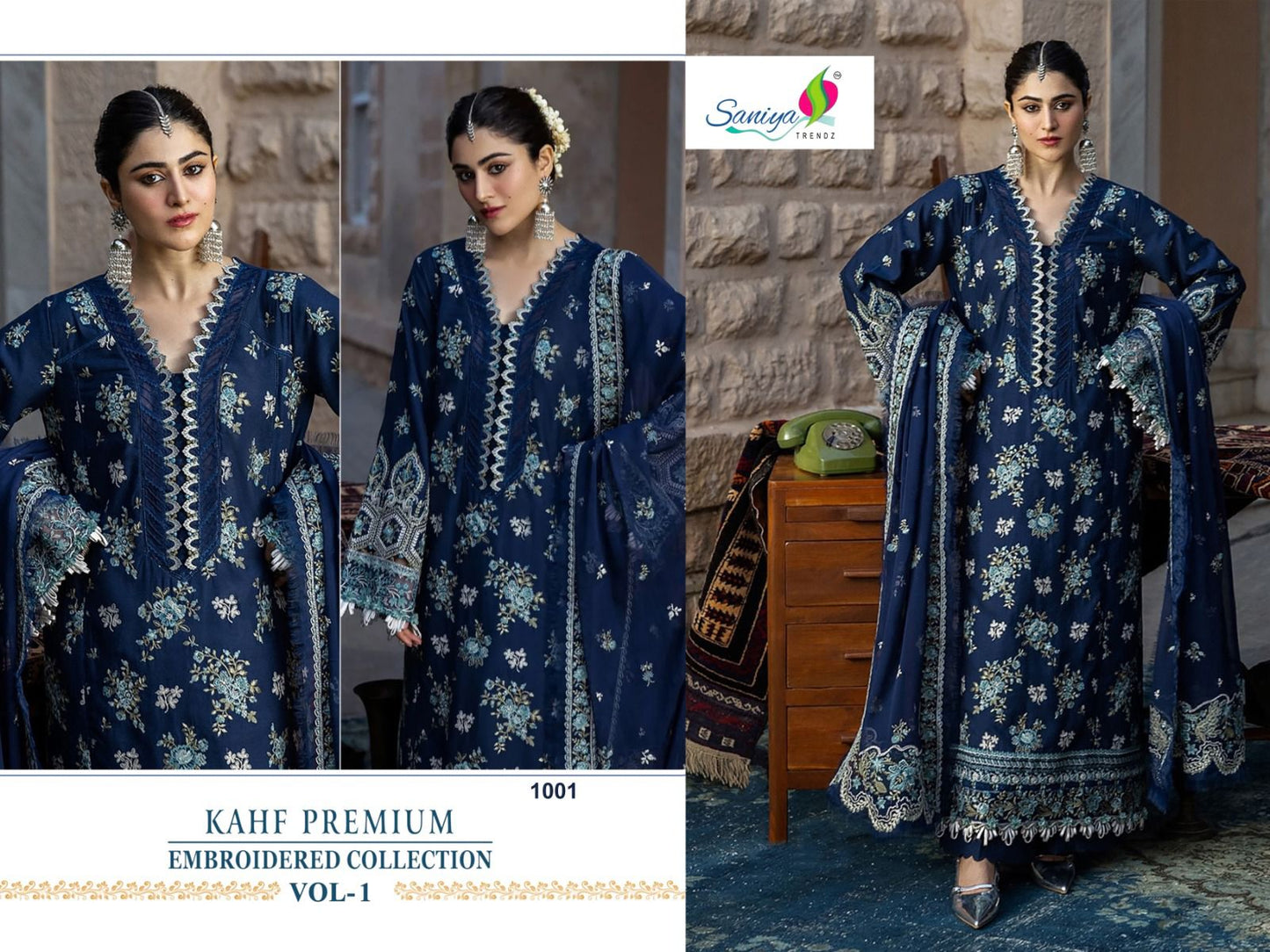 SANIYA TRENDZ – KAHF Premium Vol-1 Designer Suit Set | NC