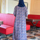Luxury Printed Pashmina Abaya with Matching Stole & Inner | Premium Summer Cotton Linen Blend Modest Wear | Designer Islamic Abaya for Women | AF