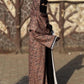 Luxury Printed Pashmina Abaya with Matching Stole & Inner | Premium Summer Cotton Linen Blend Modest Wear | Designer Islamic Abaya for Women | AF