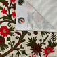 Red Tree of Life Crewel Work Kashmiri Curtain