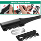 2 In 1 Double-sided Hair Cutting Comb With Razor Blade (1 Pc)