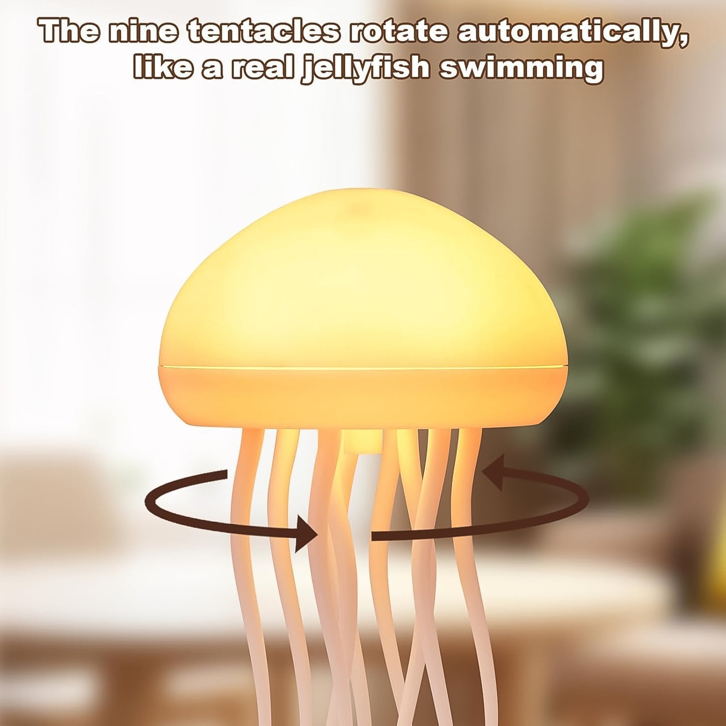 Jellyfish Shape Led Mood Light Lamp (1 Pc)