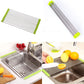 2064 Foldable Drain Rack Kitchen Sink Roll Up Dish Drying Rack Portable Dish Rack