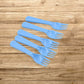 5895  Reusable Premium Heavy Weight Plastic Forks Party Supplies One Size Plastic 5pc Serving Fork Set For Kitchen Travel Home (5pc)
