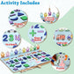 Wooden Number Puzzle Match Board And Magnetic Rod