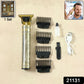 Electric Hair Trimmer With Precision Blade And Multiple Comb Attachments