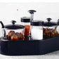 8122 Ganesh Rendy Condiment Set For Kitchen Transparent Jar For Easy To Access Spice 1 Piece Spice Set  (Plastic)