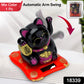 Solar Powered Happy Cat Beautiful With Arm Waves Wealth Cat (1 Pc  Mix Color)