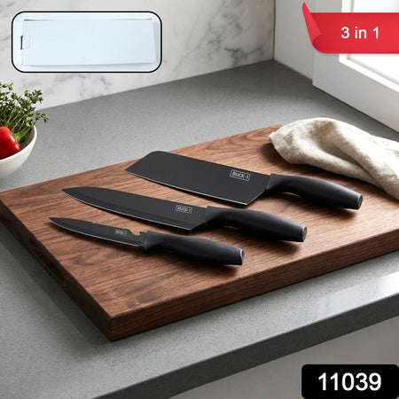 3-in-1 Professional Kitchen Knife Set (3 Pc Set)