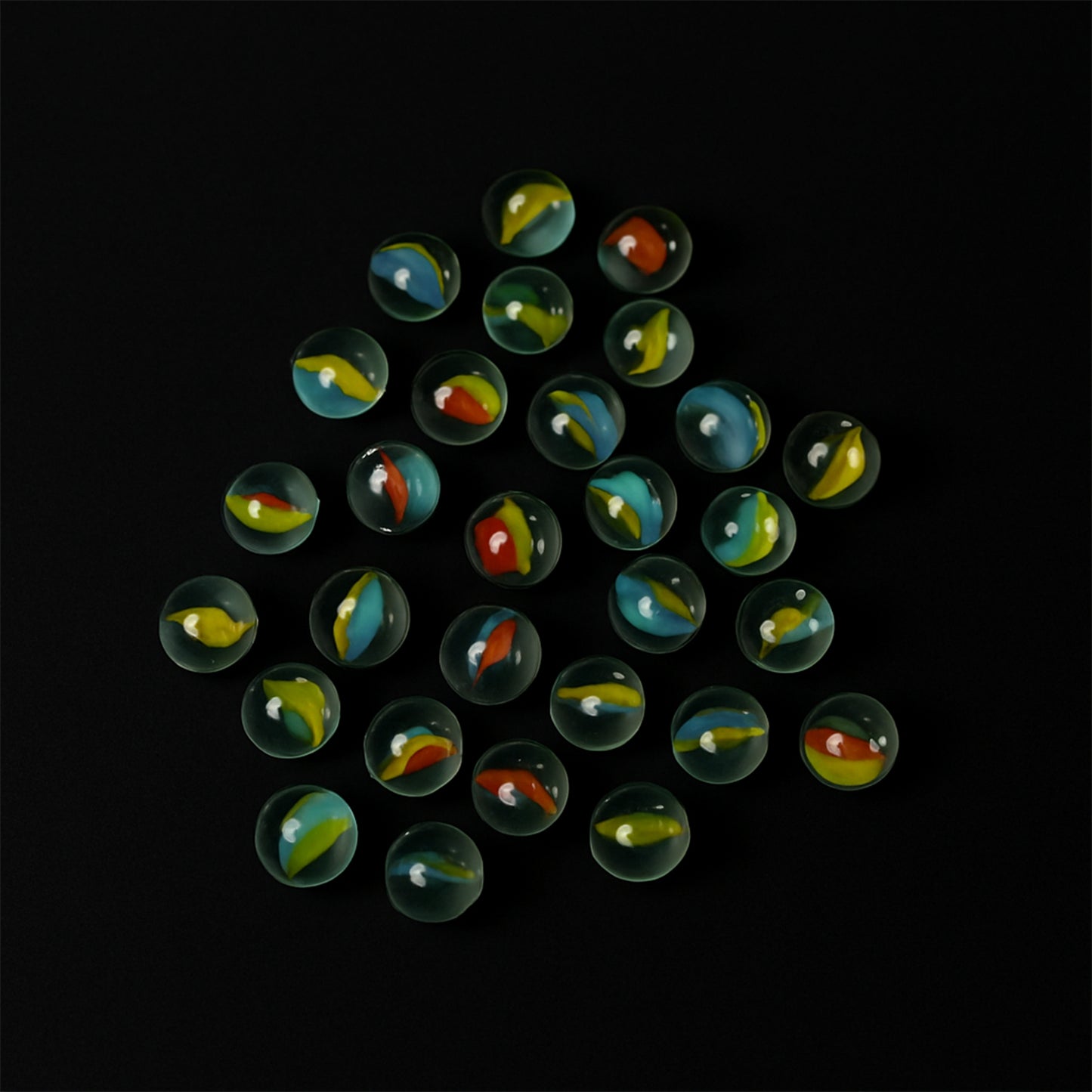 Glass Marbles For Kids Approx 35 (35 In 1)
