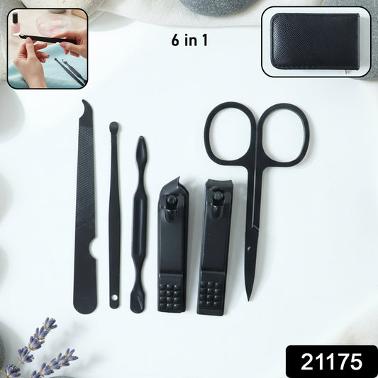 6 In 1 Professional Manicure  Pedicure Grooming Tool Set