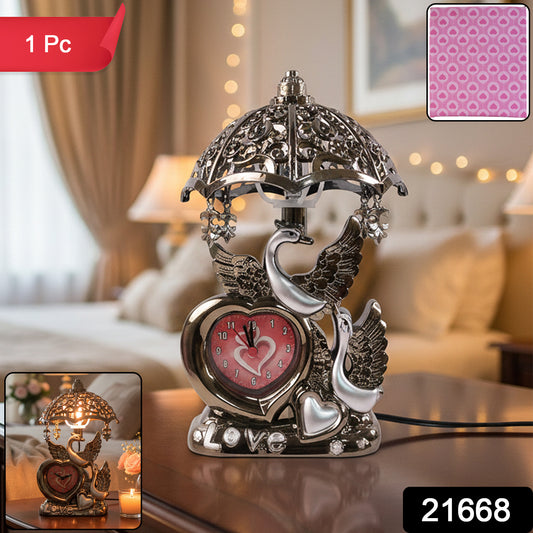 Decorative Swan Couple Table Lamp (1 Pc)