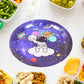 Round Plates Disposable Paper Plates  Happy Birthday Gift (10 Pcs Set  Mix Design)
