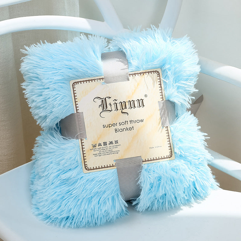 Super Soft Coral Fleece Blanket – Warm, Cozy Fluffy Sofa & Bedding Throw for Home, Travel & Hotel