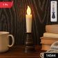 Premium Led Flameless Candle With Holder (1 Pc)
