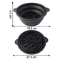 Portable Foldable Silicone Ice Bath Bowl (1 Pc)