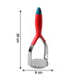 5493 Kitchen Food Masher Fruit Tool Masher Professional Masher Kitchen Tool Kitchen Masher With Comfortable Grip Heavy Duty Potato Masher Perfect For Bean Vegetable Fruits Masher (1 Pc)