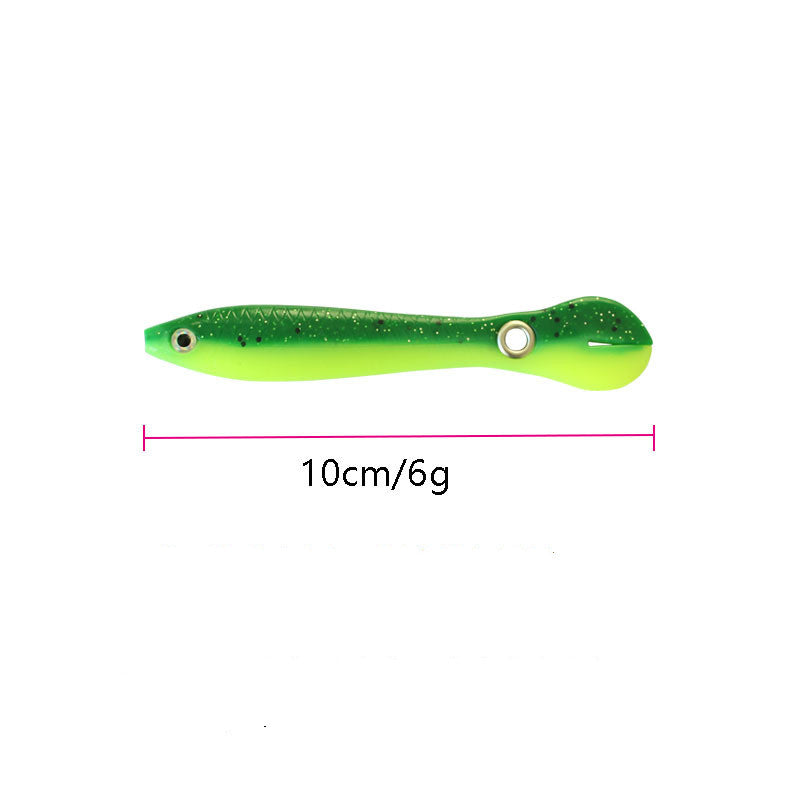 Slip Mechanism Artificial Swimming Soft Fishing Lure – Bounce Action Mock Bait for Bass, Trout & Pike (Spring/Autumn)