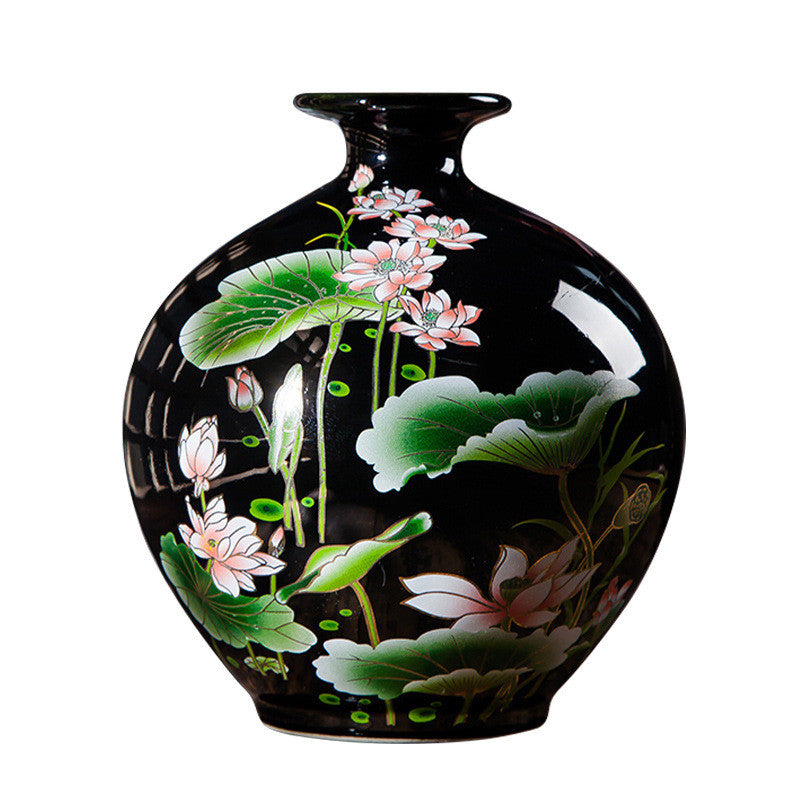 New Small Pottery Vase Ornament – Handmade Decorative Handicraft