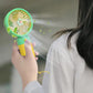 Portable Handheld Fan - Ultra Quiet Little Flower Handheld Fan | Battery Operated Fan, Handheld Fan for Outdoor Travel Commute
