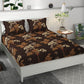 Premium MICROFIBER ELASTIC FITTED DOUBLE BEDSHEET WITH TWO PILLOW COVERS (70X76X6 Inches)