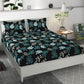 Premium MICROFIBER ELASTIC FITTED DOUBLE BEDSHEET WITH TWO PILLOW COVERS (70X76X6 Inches)