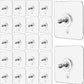 Wall Mount Screw Hooks for Kitchen Bathroom Bedroom Living Room 30 Pcs