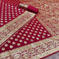 Jacquard Saree For Women (Purple, 6.3m)