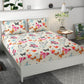 Premium MICROFIBER ELASTIC FITTED DOUBLE BEDSHEET WITH TWO PILLOW COVERS (70X76X6 Inches)