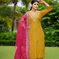 Kurta With Dupatta And Bottomwear