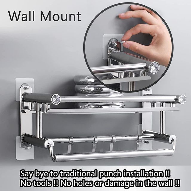 Wall Mount Screw Hooks for Kitchen Bathroom Bedroom Living Room 40 Pcs