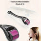 Derma Roller With 0.5 MM Titanium Microneedles (Pack of 1 )