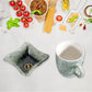 8224 Festo Ceramic Tea  Cups  Mug Set Including Snacks  Serving Bowl Milk Cup Coffee Cup Tea Cup Breakfast Cup Drinking Mug Or Outdoor For Household Gift For Birthday Wedding Party (4 Pcs Set)