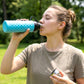 Plastic 1100 Ml Approx Diamond Texture Sports Water Bottle (1 Pc)