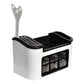 Multifunctional Kitchen Storage Organizer Rack With 6 Spice Containers Knife  Spoon Holder And Top Shelf