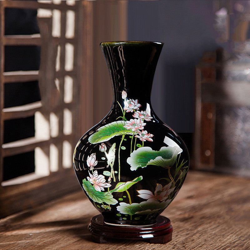 New Small Pottery Vase Ornament – Handmade Decorative Handicraft