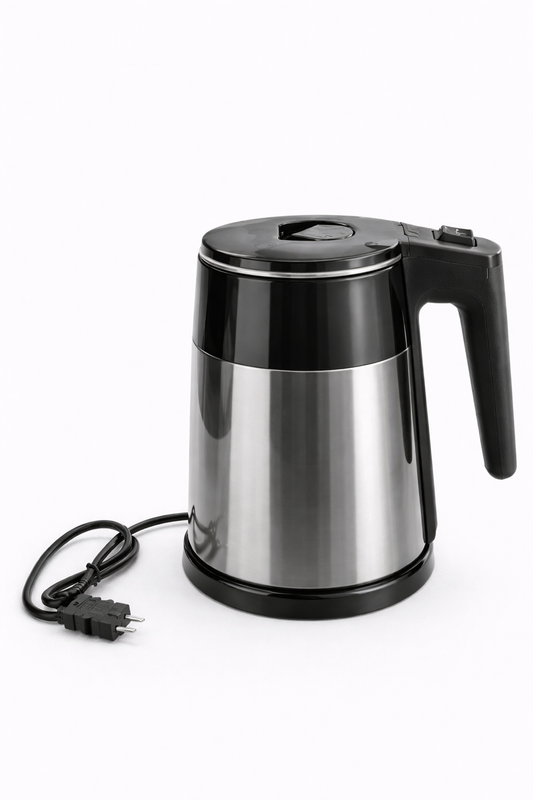 ShineStar Stainless Steel Electric Kettle 1.0L | Fast Boil 1000W | Auto Cut-Off Safety | Corded Base | Premium Tea & Coffee Kettle for Home & Office