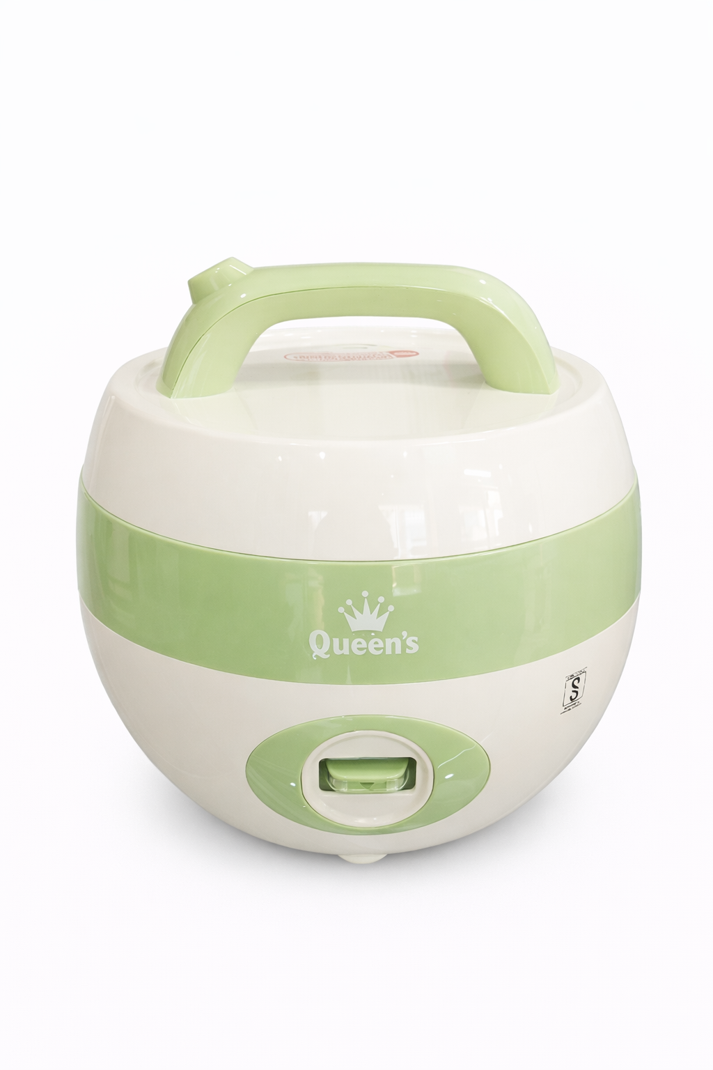 Queen’s Electric Lunch Cooker 1.5L Portable Food Warmer Electric Tiffin Box with Handle Fast Heating Compact Travel Cooker for Home Office