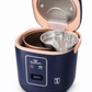 Queen’s Automatic Rice Cooker 0.6L – Compact Energy Saving Mini Cooker with Ceramic Coating Inner Pot | 200W | 220V | 1 Year Warranty