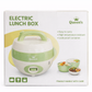 Queen’s Electric Lunch Cooker 1.5L Portable Food Warmer Electric Tiffin Box with Handle Fast Heating Compact Travel Cooker for Home Office