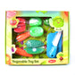 Realistic Slice-able Fruits And Vegetables Cut In 2 Part Play Toy Set