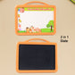 2-in-1 Double-sided Write And Wipe Educational Drawing Board For Kids (1 Set)