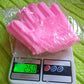 17723 Dishwashing Gloves With Scrubber Silicone Cleaning Reusable Scrub Gloves For Wash Dish Kitchen Bathroom Pet Grooming Wet And Dry Glove (1 Pair 250 Gm)
