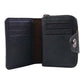 Premium Black Zip-around Card Holder Wallet (1 Pc)