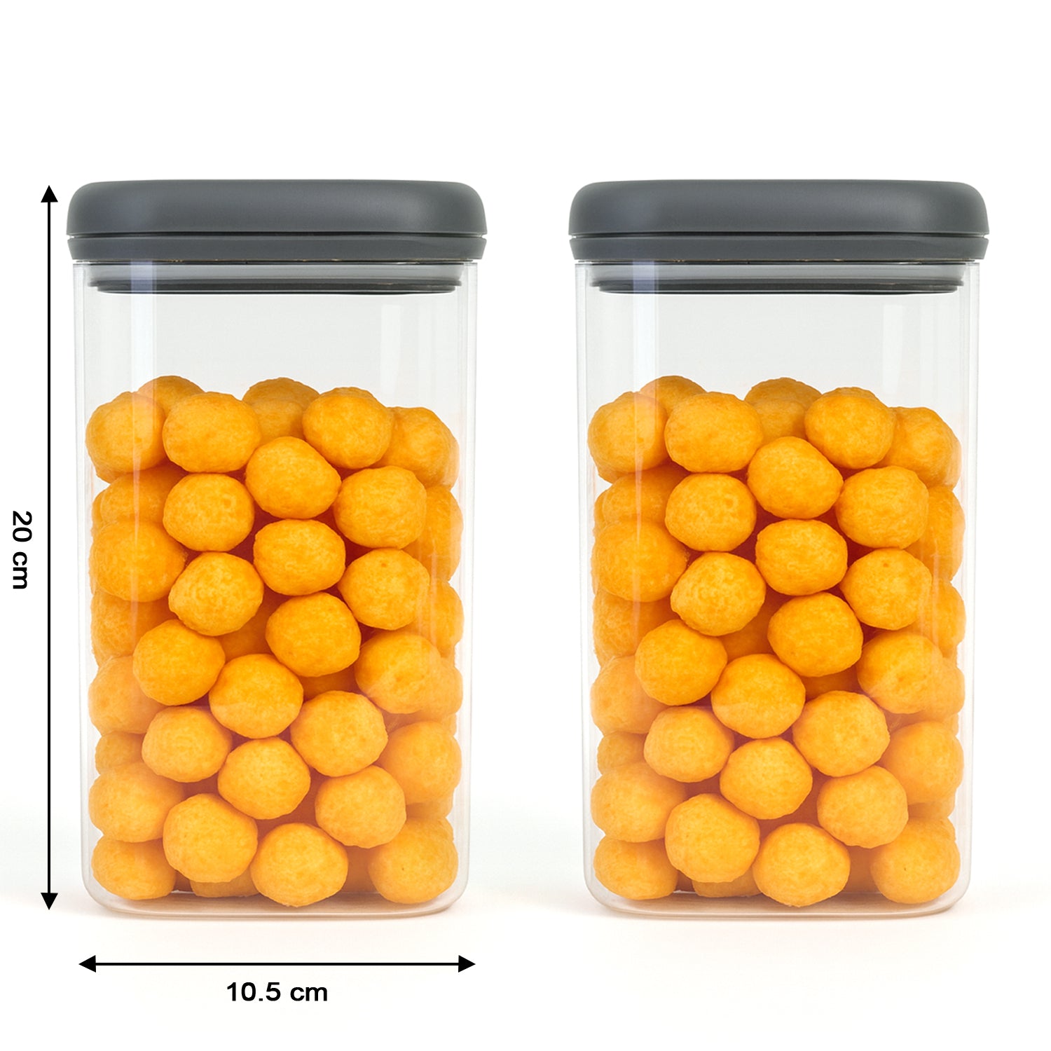 Supermom Airtight Kitchen Storage Containers  (2 Pc Set  1500 Ml)