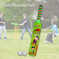 8002 Combo Of Light Weight Plastic Bat Ball  Hockey For Kids Boys Indoor Outdoor Play