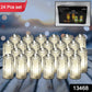 24 Pc Flameless And Smokeless Decorative Melting Candles Led Tea Light Candle Flickering Electronic Candle